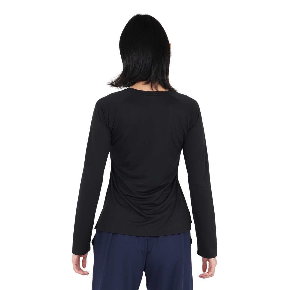 ニューバランス（new balance）（レディース）スポーツロングスリーブTシャツ AWT53404BK