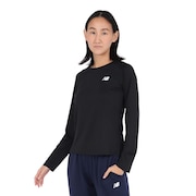 (レディース)スポーツロングスリーブTシャツ AWT53404BK