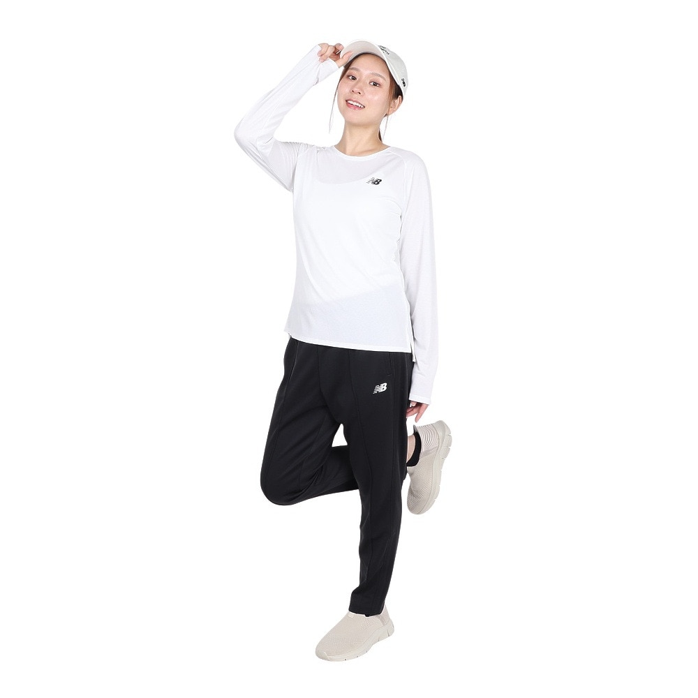 ニューバランス（new balance）（レディース）スポーツ長袖Tシャツ AWT53404WT