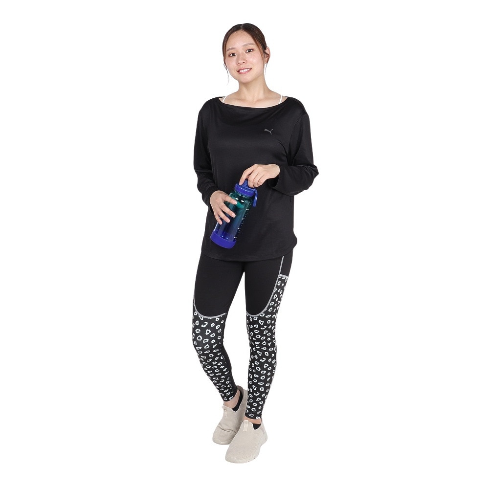 プーマ（PUMA）（レディース）トレーニング スタジオ 長袖Tシャツ 527987 01 BLK