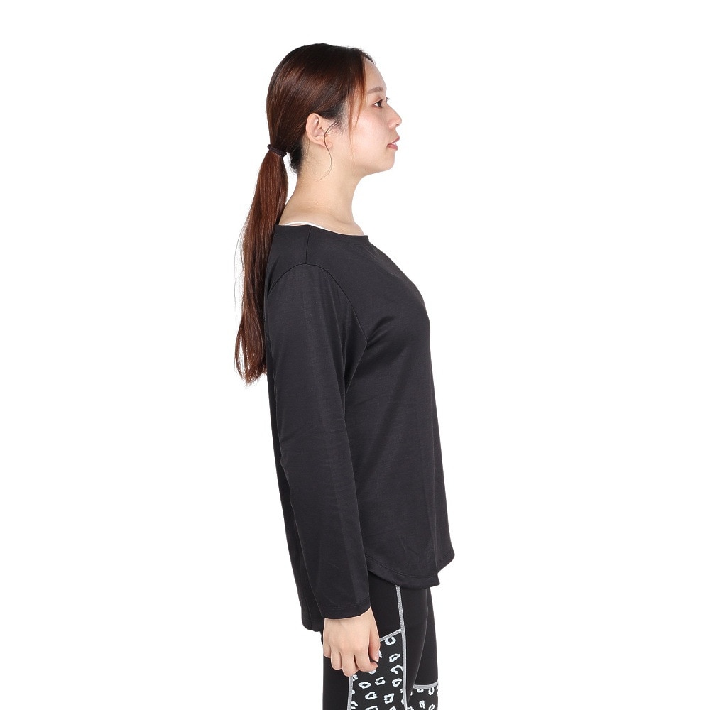 プーマ（PUMA）（レディース）トレーニング スタジオ 長袖Tシャツ 527987 01 BLK