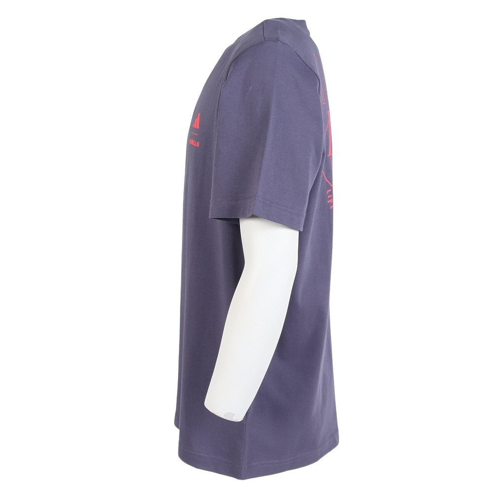 アディダス（adidas）（メンズ）LES MILLS グローブ グラフィック 半袖Tシャツ UV886-KE7818