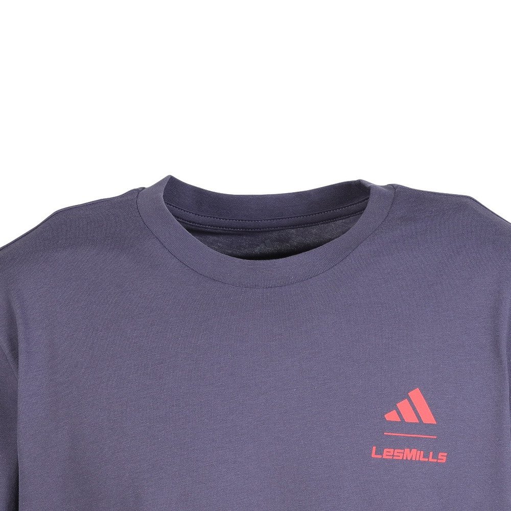 アディダス（adidas）（メンズ）LES MILLS グローブ グラフィック 半袖Tシャツ UV886-KE7818