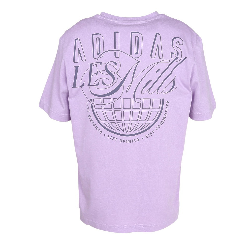 アディダス（adidas）（メンズ）Les Mills グローブ グラフィック Tシャツ UV886-KE7819