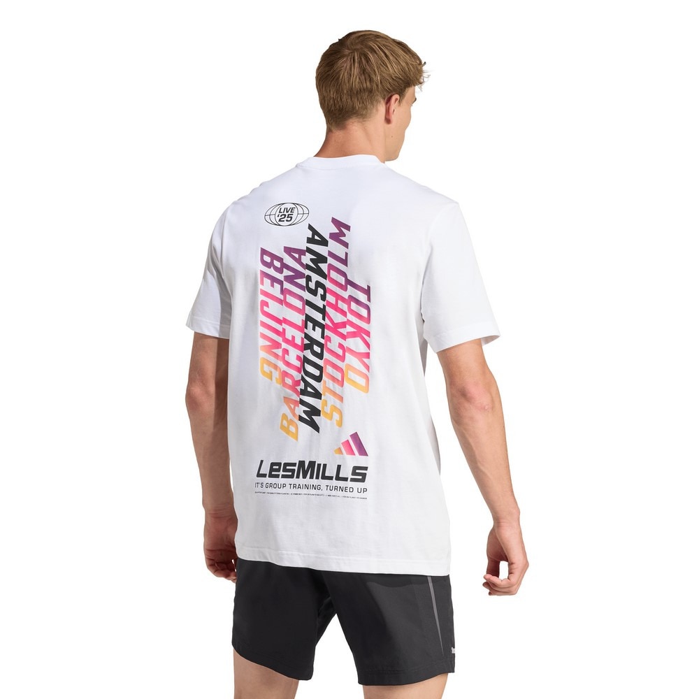 アディダス（adidas）（メンズ）Les Mills ツアーグラフィックTシャツ WI027-KF7450
