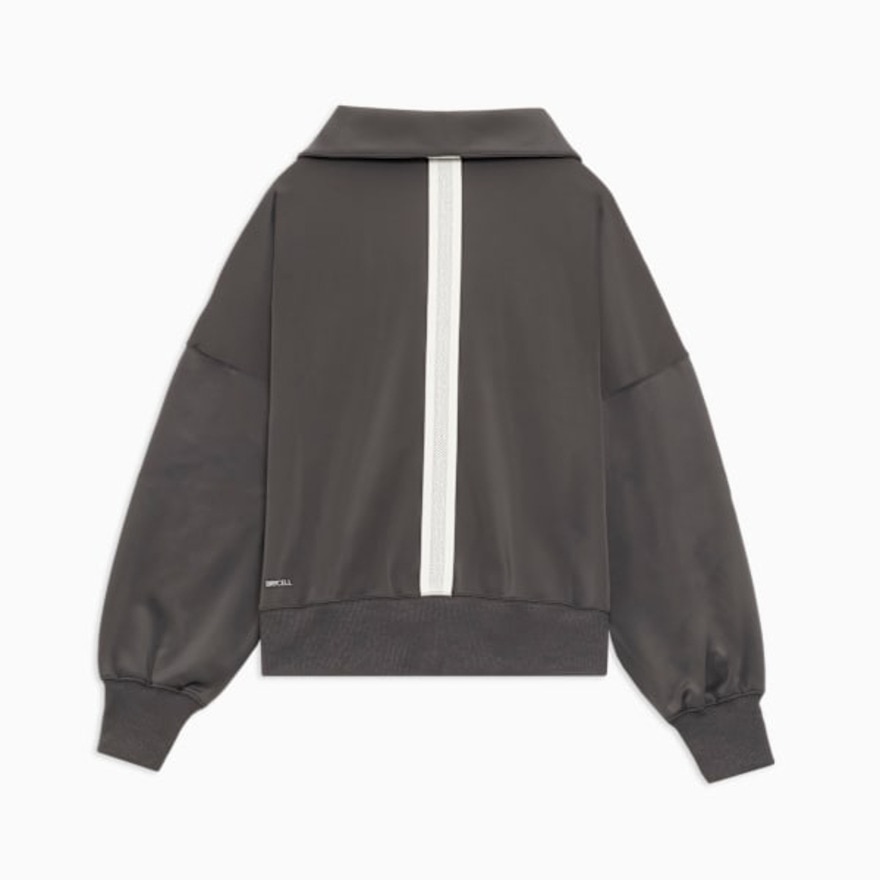 プーマ（PUMA）（レディース）トレーニング トレイン エッジ ニット ハーフジップ トップ 528077 44 BLK
