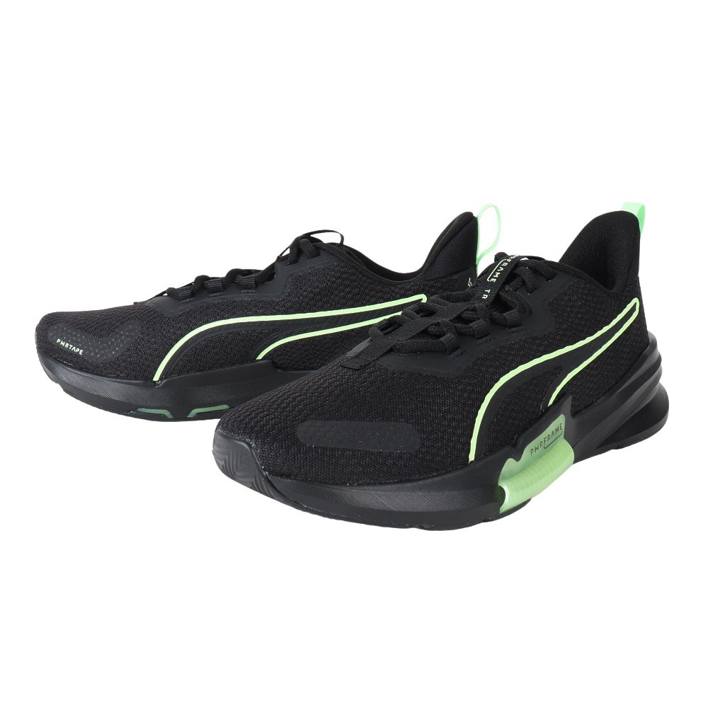 プーマ（PUMA）（メンズ）スニーカー パワーフレーム 2 ブラック 37797002 トレーニング ランニング スポーツ スタジオ シューズ 軽量 柔軟性 