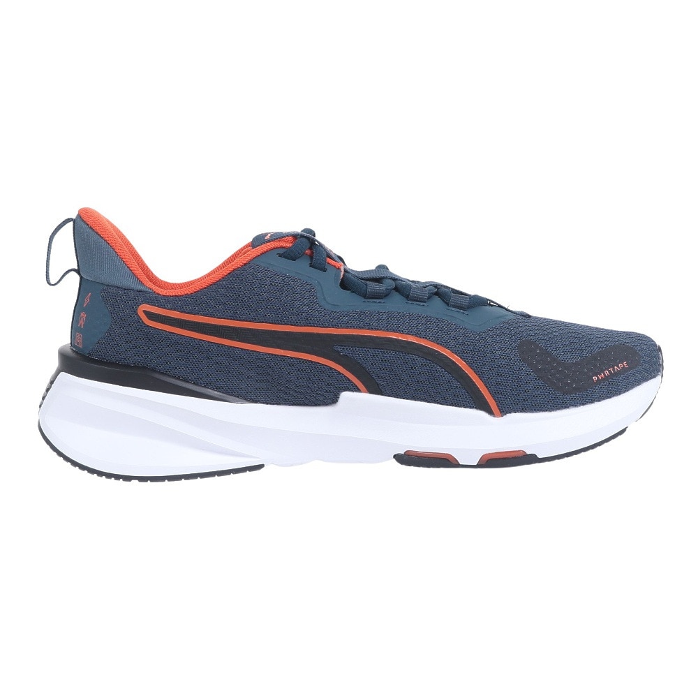 プーマ（PUMA）（メンズ）スポーツシューズ パワーフレーム 2  紺 こん ネイビー 37797007 スニーカー カジュアル クッション 軽量 反発力 フィットネス