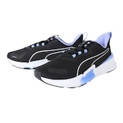 プーマ（PUMA）（レディース）スポーツシューズ パワーフレーム 2 黒 くろ クロ ブラック 37789102 トレーニング ランニング スポーツ スタジオ 軽量 柔軟性