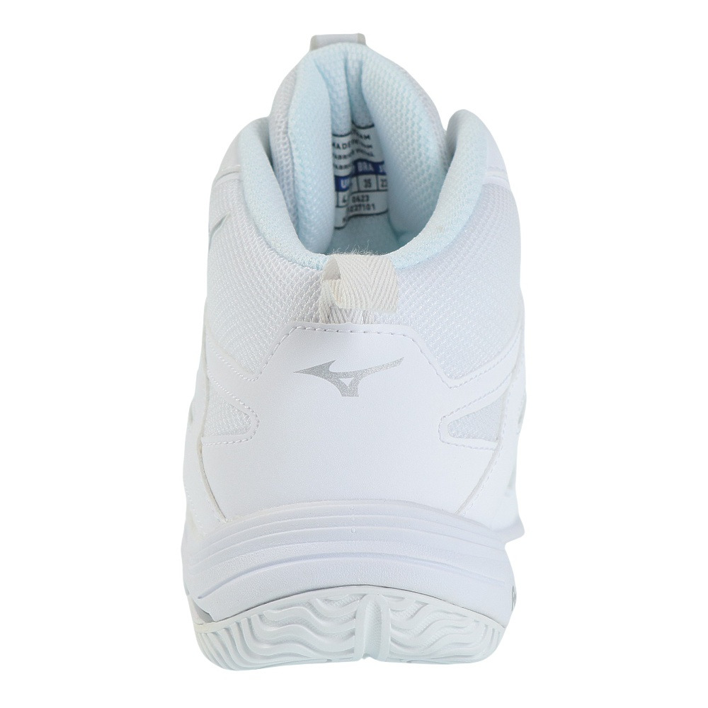 ミズノ（MIZUNO）（メンズ、レディース）スニーカー ウエーブダイバースLG4 ホワイト シルバー K1GF227101 フィットネス シューズ ジム 室内 ハイカット