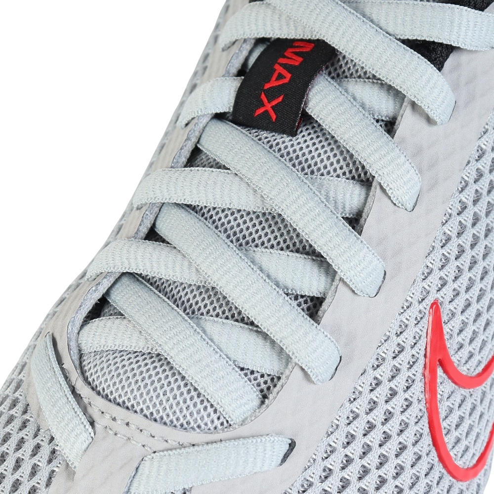 ナイキ（NIKE）（メンズ）ジムシューズ トレーニングシューズ エアマックス アルファ トレーナー 6 シルバー レッド FQ1833-011