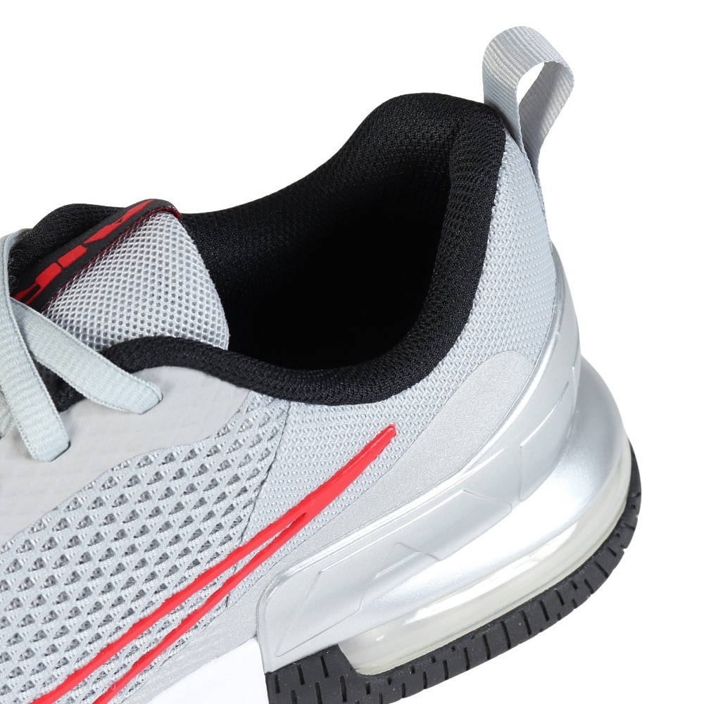 ナイキ（NIKE）（メンズ）ジムシューズ トレーニングシューズ エアマックス アルファ トレーナー 6 シルバー レッド FQ1833-011