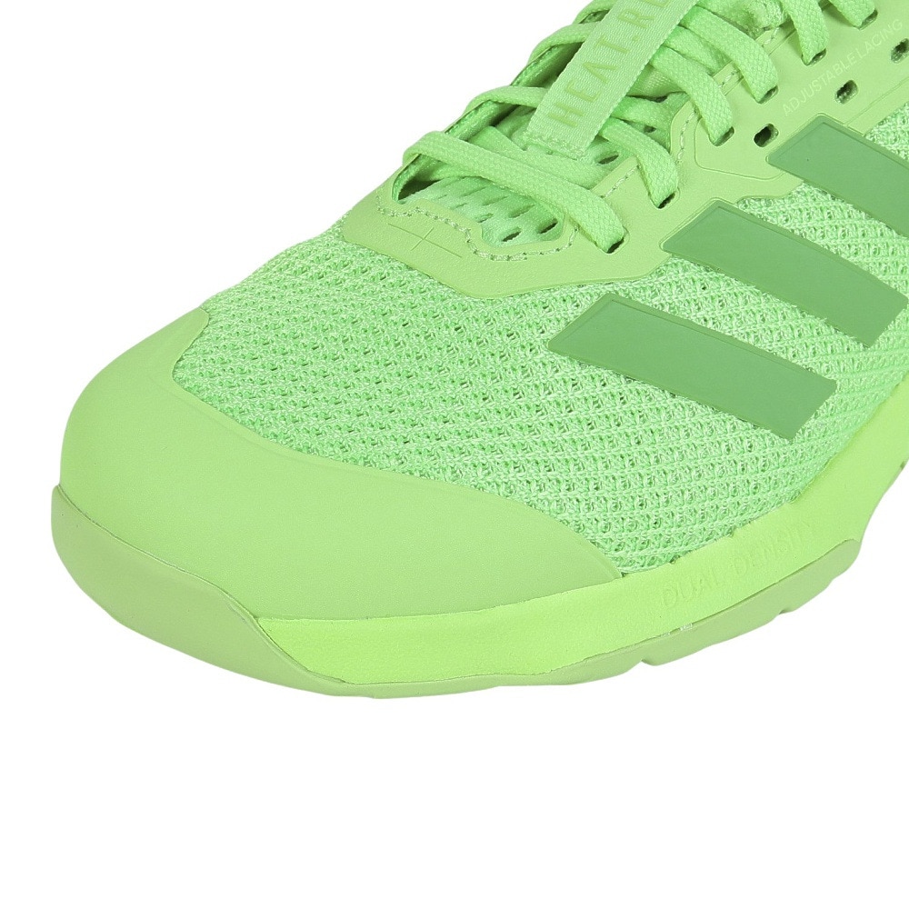 アディダス（adidas）（メンズ）ジムシューズ トレーニングシューズ ドロップセット 3 グリーン JR1666 ランニングシューズ スニーカー