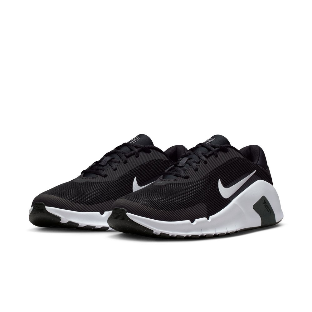 ナイキ（NIKE）（メンズ）ジムシューズ トレーニングシューズ フレックス トレイン ワイド ブラック HV9977-003 スニーカー