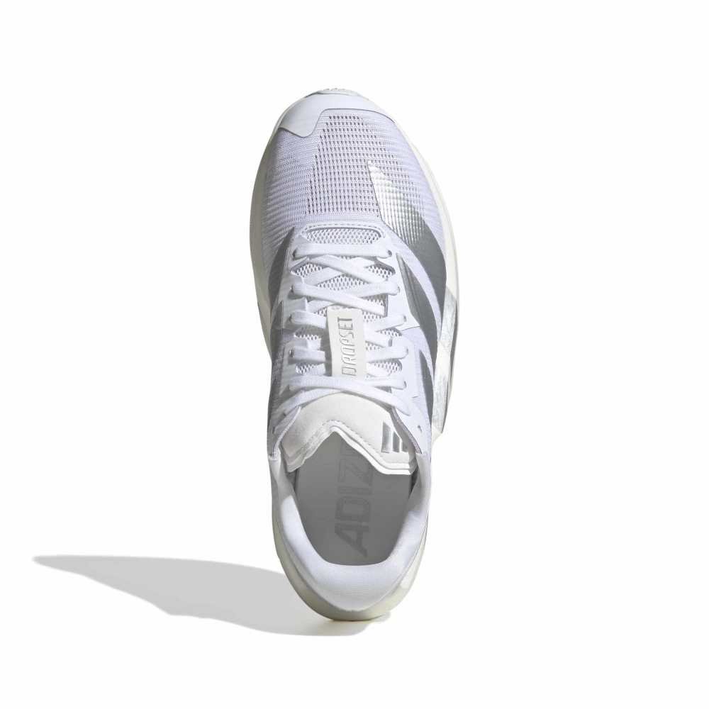 ジムシューズ トレーニングシューズ アディゼロ ドロップセット プロ ホワイト シルバー OOA31-KK1555 スポーツ シューズ 2