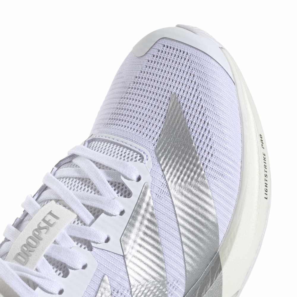 ジムシューズ トレーニングシューズ アディゼロ ドロップセット プロ ホワイト シルバー OOA31-KK1555 スポーツ シューズ 8