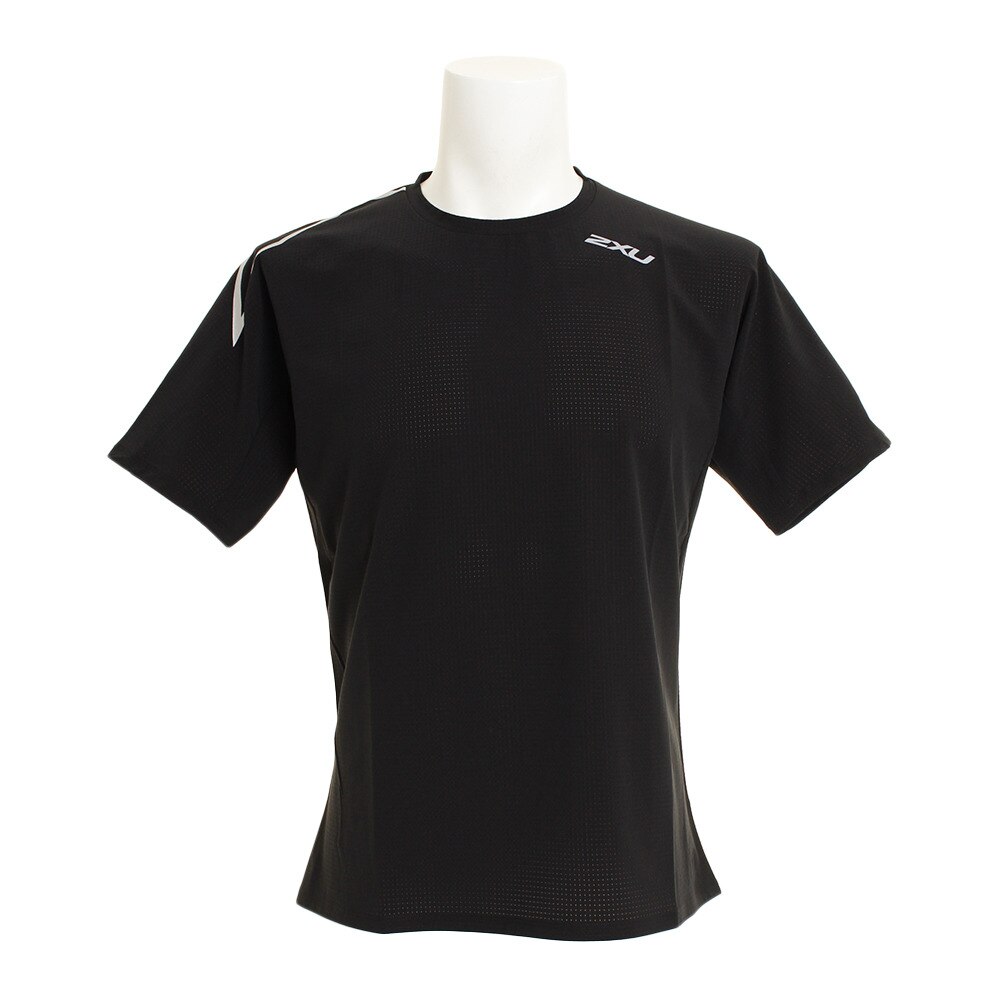 ストレッチエアフロー 半袖Tシャツ MR6010A-BLK/SIL
