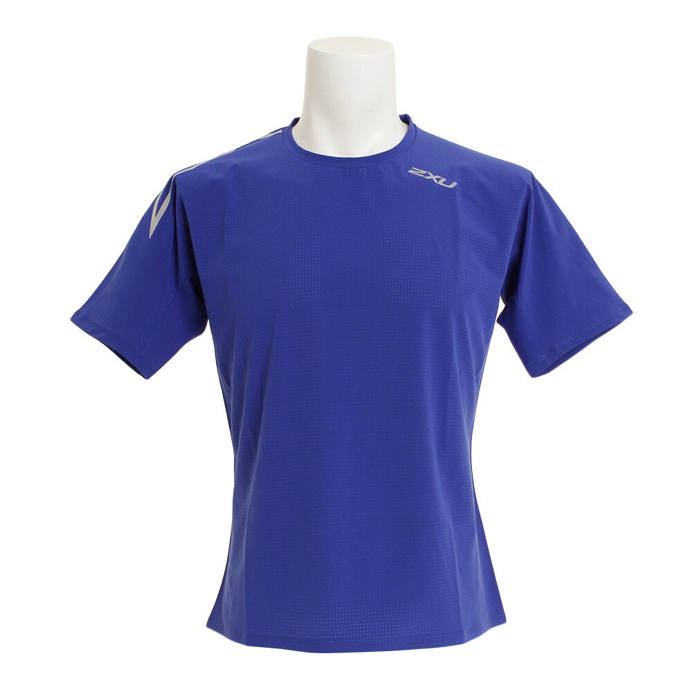 ストレッチエアフロー 半袖Tシャツ MR6010A-BLU/SIL
