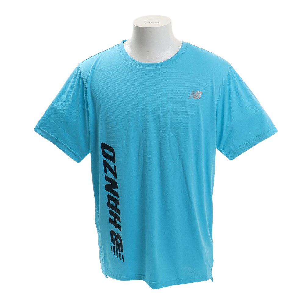 Tシャツ Hanzo プリントショートスリーブTシャツ AMT93181BYS オンライン価格