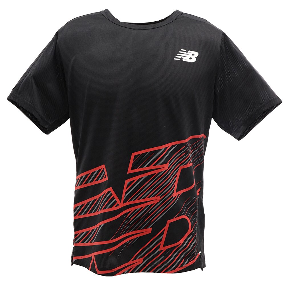 Tシャツ メンズ HANZO グラフィックショートスリーブ Tシャツ AMT01206BK オンライン価格