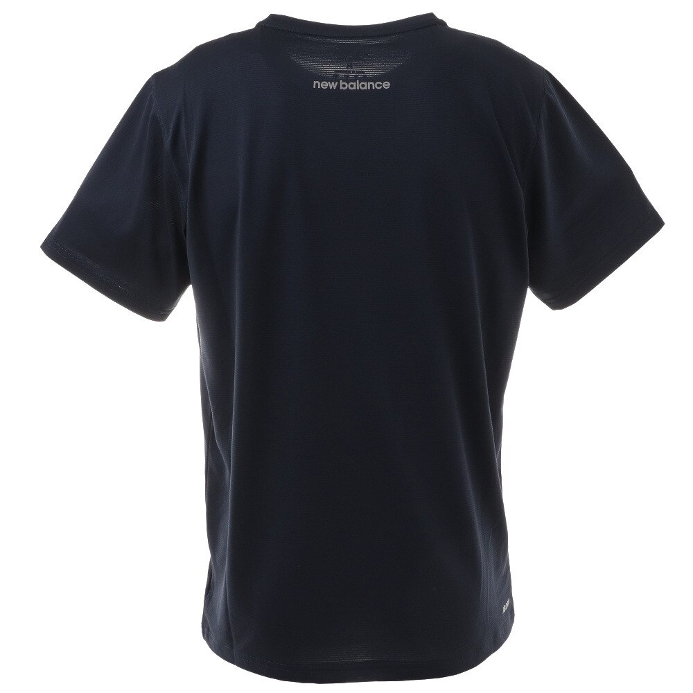 ニューバランス（new balance）（メンズ）ランニングウェア メンズ Tシャツ 半袖 ベーシック ショートスリーブ AMT03203ECL