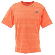 ニューバランス（new balance）（メンズ）ランニング ランニングウェア メンズ  Tシャツ 半袖 Q SPEED ジャガード ショートスリーブ AMT03261DH1  ナイトラン