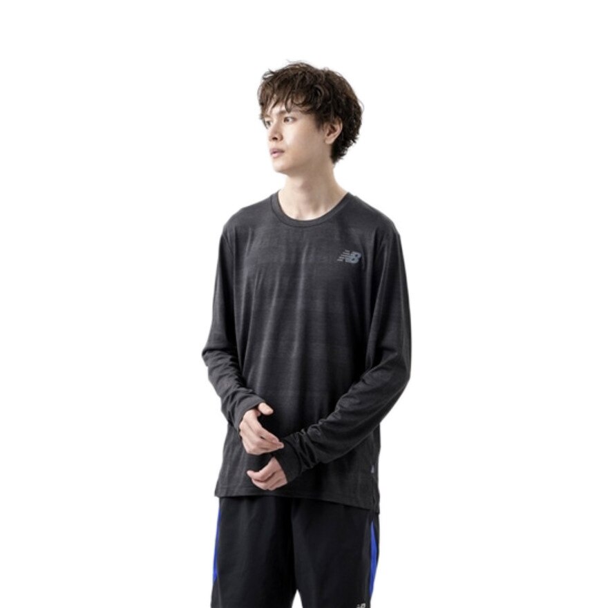  Q SPEED ジャガードロングスリーブTシャツ MT03262BKH