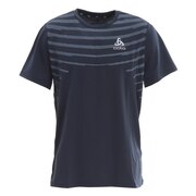 オドロ（ODLO）（メンズ）ランニング クルーネック半袖 Tシャツ CERAM LAYER 312742-60219