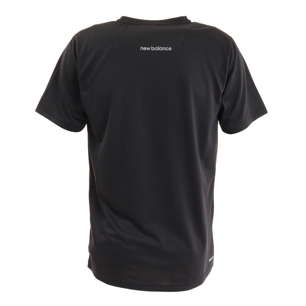 ニューバランス（new balance）（メンズ）ランニング ベーシック ショートスリーブ Tシャツ 半袖 AMT03203BK