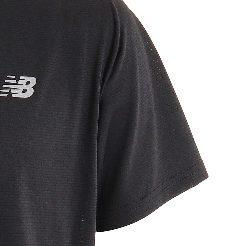 ニューバランス（new balance）（メンズ）ランニング ベーシック ショートスリーブ Tシャツ 半袖 AMT03203BK