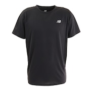 ニューバランス（new balance）（メンズ）ランニング ベーシック ショートスリーブ Tシャツ 半袖 AMT03203BK