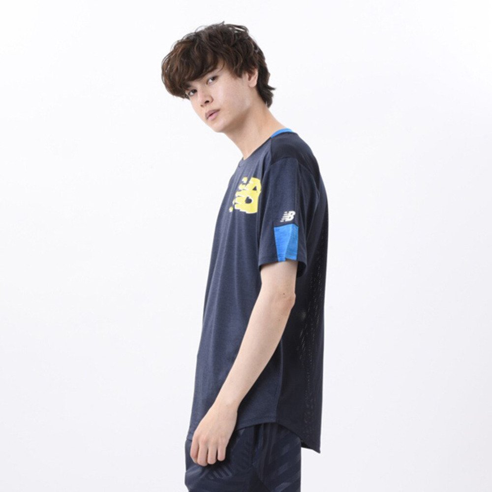 ニューバランス（new balance）（メンズ）ランニング 半袖 Tシャツ AMT11241BYU