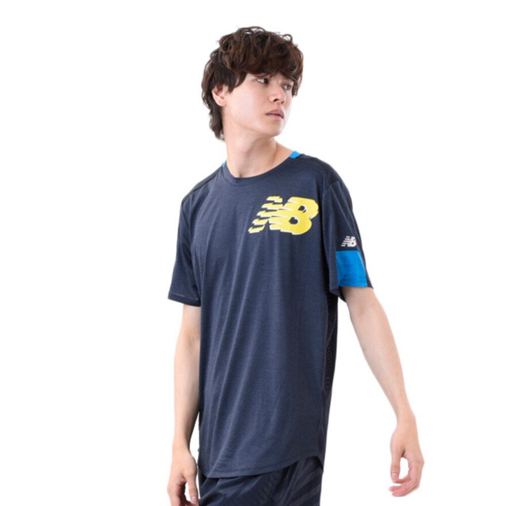 ニューバランス（new balance）（メンズ）ランニング 半袖 Tシャツ AMT11241BYU