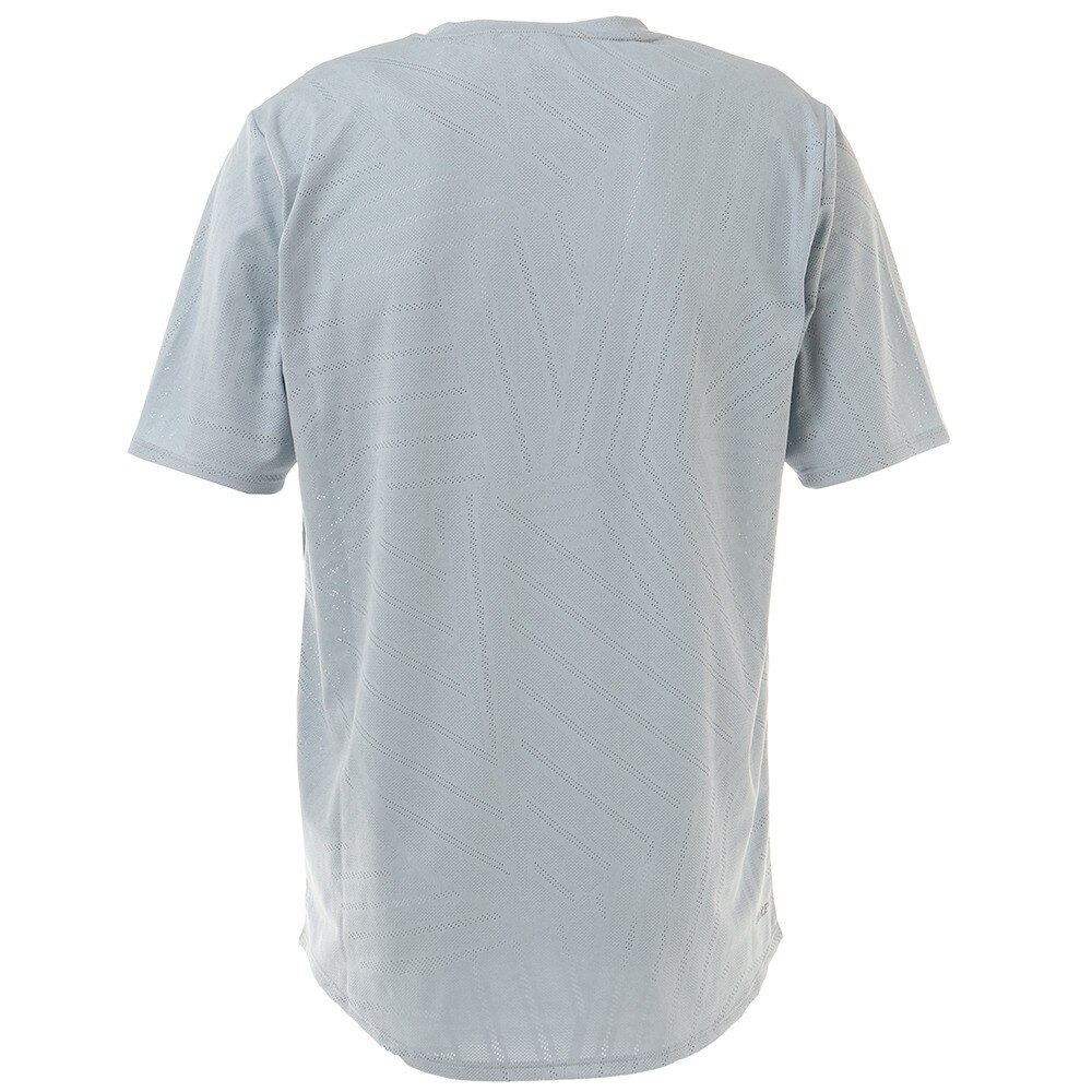 ニューバランス（new balance）（メンズ）ランニング Q Speed ジャガード ショートスリーブ Tシャツ 半袖 AMT11278LSL ナイトラン