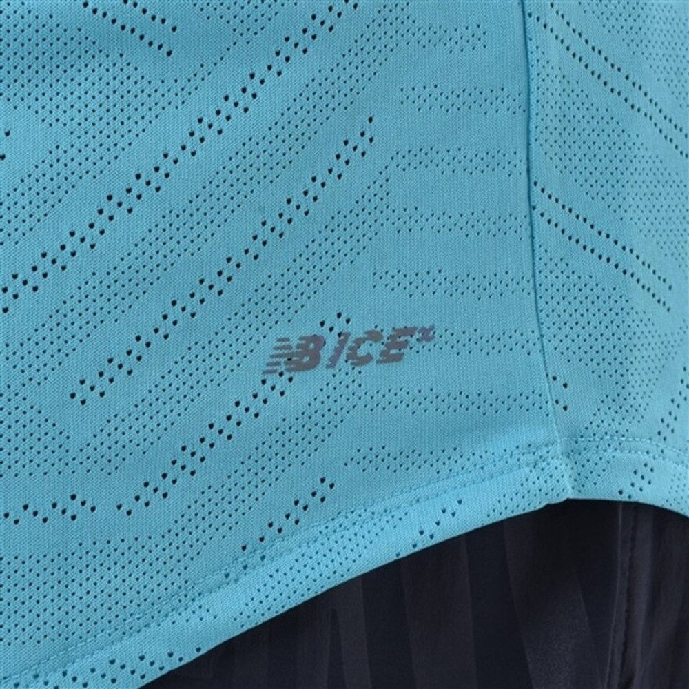 ニューバランス New Amtdh1 Q Speed Tシャツ Balance ショートスリーブ ジャガード ナイトラン メンズ ランニング ランニングウェア 半袖 入園入学祝い Balance