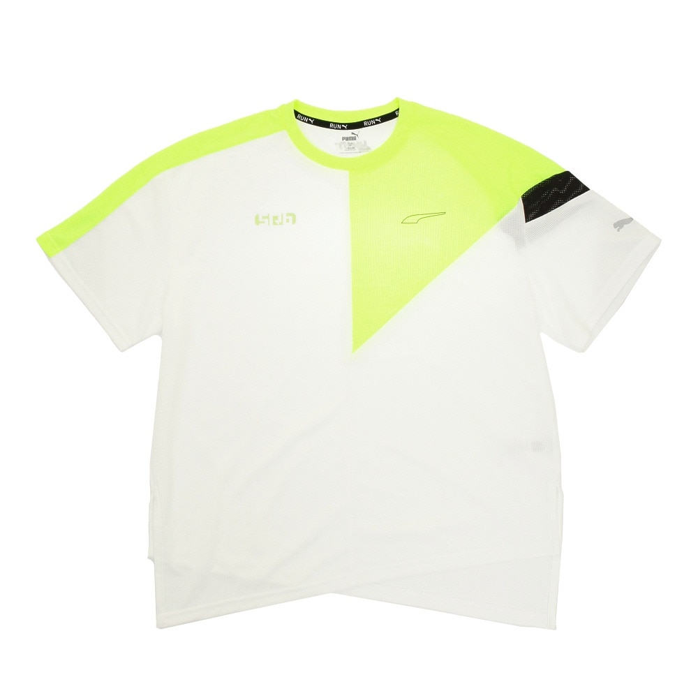  スクランブル ランニング カッティング Tシャツ 521123 02 WHT