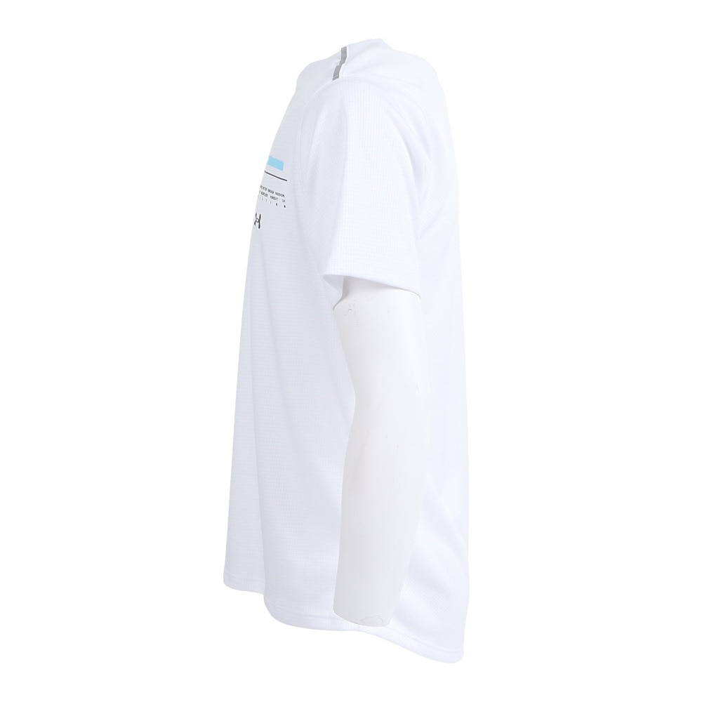 オックスフォードブルー 白 サイズSM アンダーアーマー カーフスリーブ