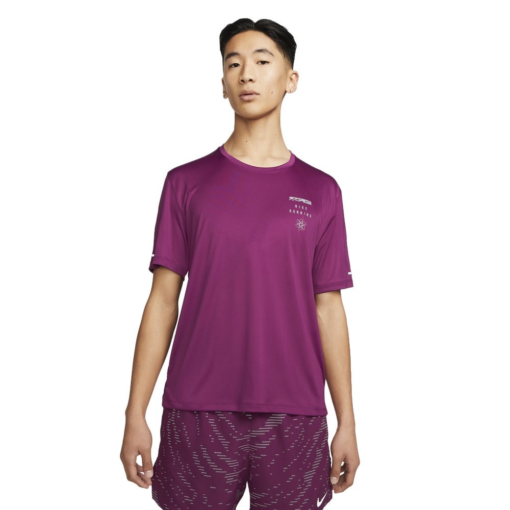 ナイキ（NIKE）（メンズ）Dri-FIT UV ラン ディビジョン マイラー GX 半袖トップ DM4712-610 ナイトラン