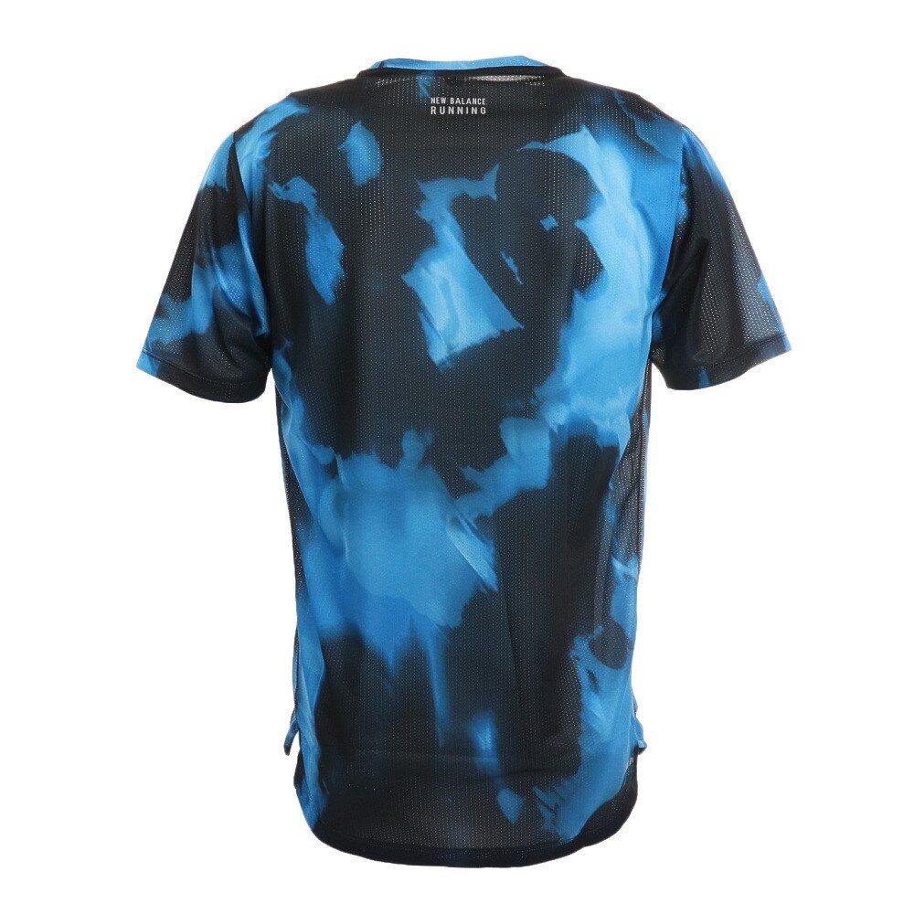 ニューバランス｜Impact プリンテッド ラン 半袖Tシャツ MT21263SBU ナイトラン - スポーツ用品はスーパースポーツゼビオ