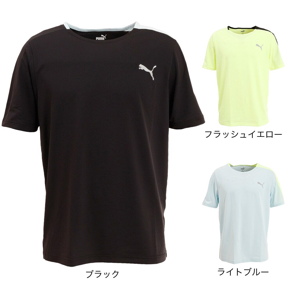 プーマ（PUMA）（メンズ）ドライ 速乾 ドライプラス ランニング 半袖シャツ 522287 01 BLK