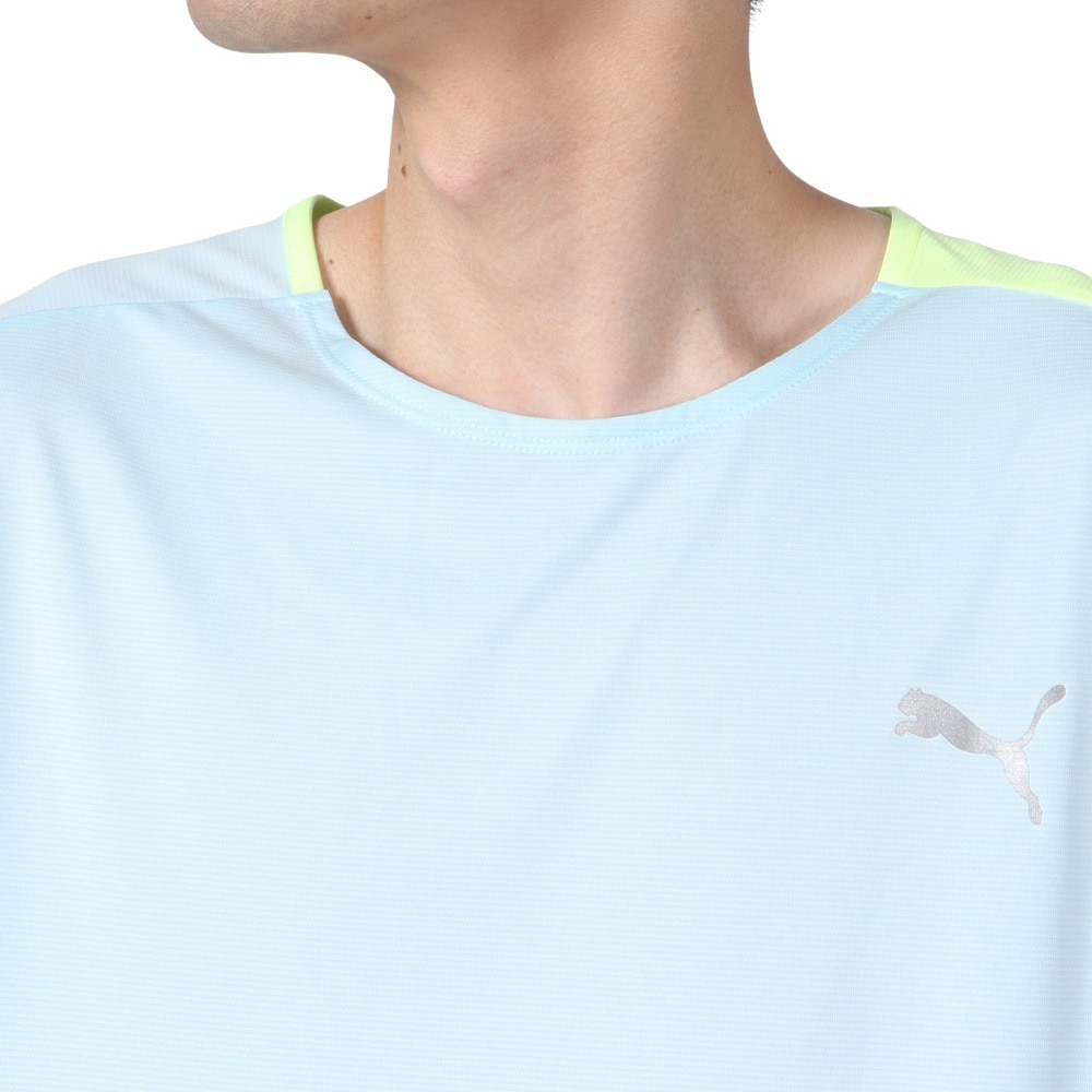 プーマ（PUMA）（メンズ）ドライ 速乾 ドライプラス ランニング 半袖シャツ 522287 20 LBLU