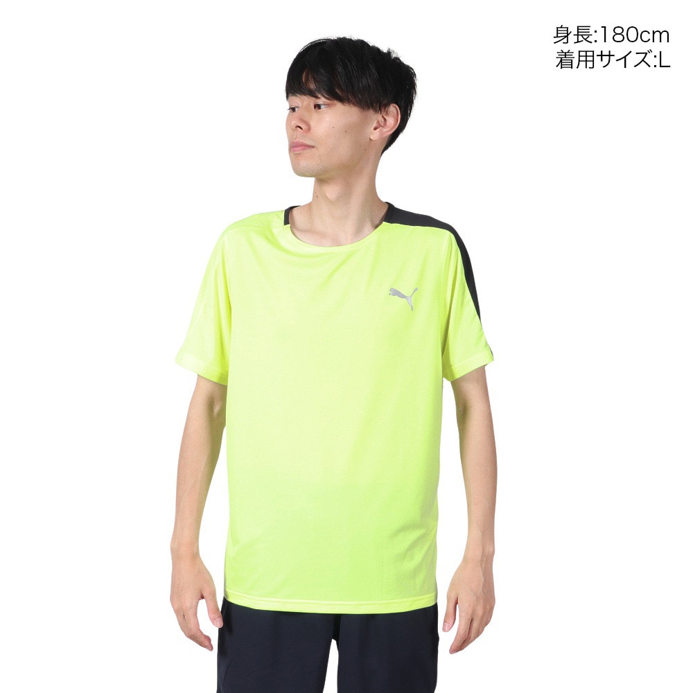 プーマ（PUMA）（メンズ）ドライ 速乾 ドライプラス ランニング 半袖シャツ 522287 37 YEL