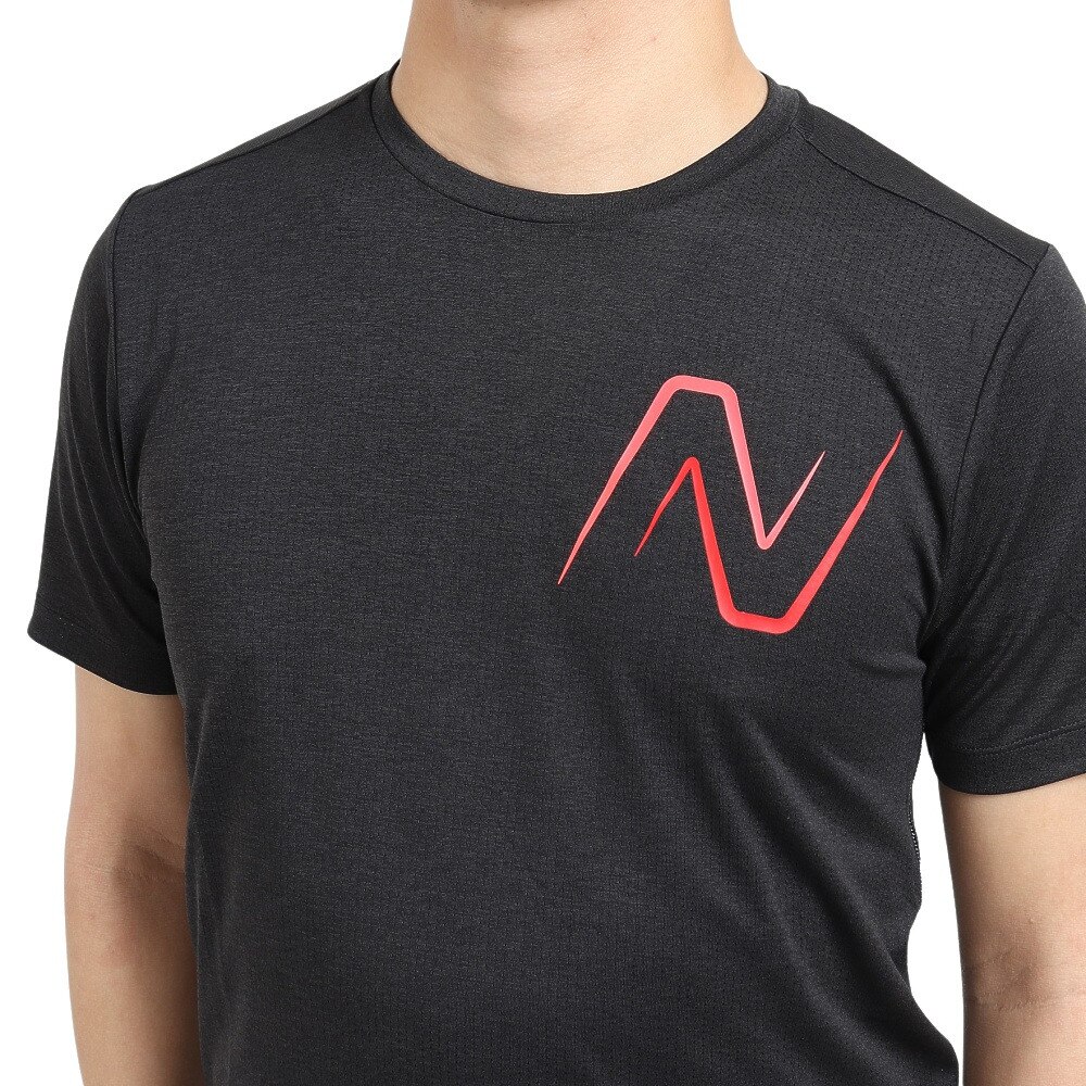 ニューバランス（new balance）（メンズ）Impact ラン グラフィックスリーブTシャツ MT21277TRD