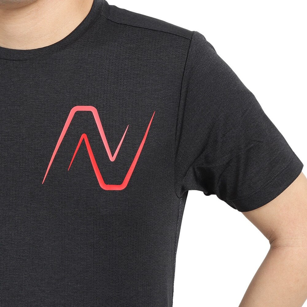 ニューバランス（new balance）（メンズ）Impact ラン グラフィックスリーブTシャツ MT21277TRD