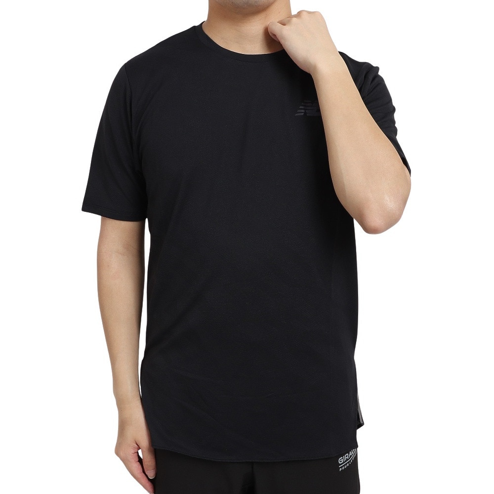 ニューバランス（new balance）（メンズ）Q Speed ジャカード 半袖Tシャツ MT23281BK