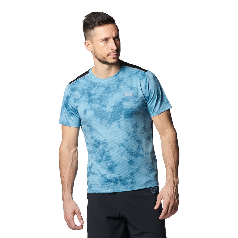 アンダーアーマー（UNDER ARMOUR）（メンズ）トレーニングウェア UA スピードストライドプリント 半袖Tシャツ 1378387 400