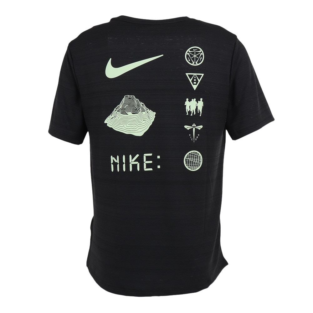 ナイキ（NIKE）（メンズ）半袖Tシャツ メンズ ドライフィット マイラー HKNE DZ4659-010