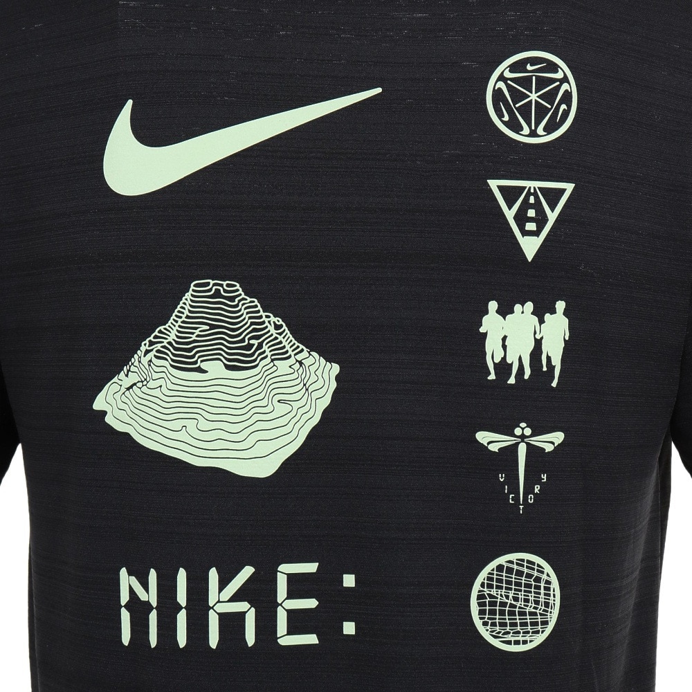 ナイキ（NIKE）（メンズ）半袖Tシャツ メンズ ドライフィット マイラー HKNE DZ4659-010