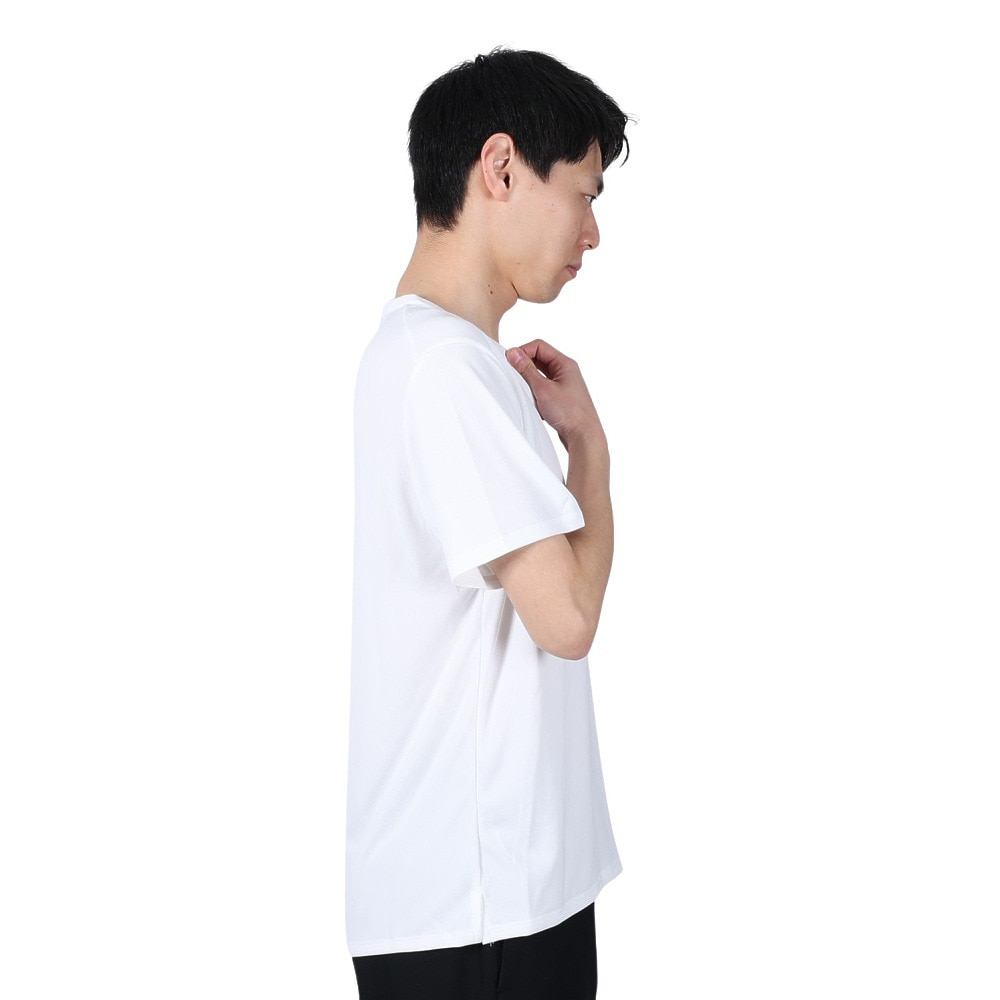 ナイキ（NIKE）（メンズ）Tシャツ 半袖 uv 速乾 ホワイト 白 マイラー 半袖トップ ドライフィット DV9316-100