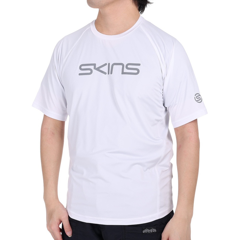 スキンズ（SKINS）（メンズ）メッシュ切り替え 半袖Tシャツ 184-28341-004